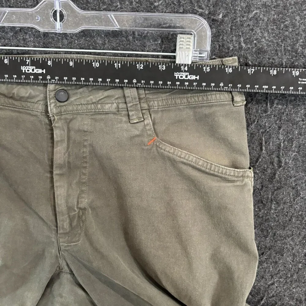 The North Face North Dome Pants Men's 32x30 Olive Green Chino Zip Drawcord